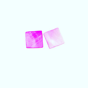 Hot Pink Mother of Pearl Studs