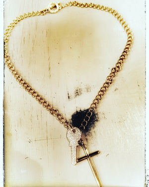 The Key is God Necklace